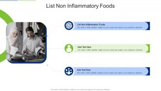 List Non Inflammatory Foods In Powerpoint And Google Slides Cpb