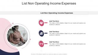 List Non Operating Income Expenses In Powerpoint And Google Slides Cpb