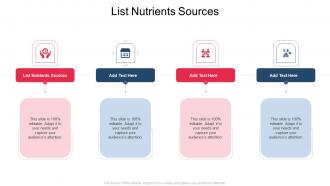 List Nutrients Sources In Powerpoint And Google Slides Cpb