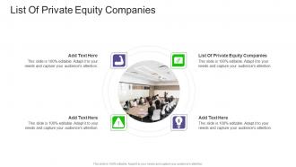 List Of Private Equity Companies In Powerpoint And Google Slides Cpb