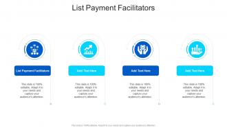 List Payment Facilitators In Powerpoint And Google Slides Cpb