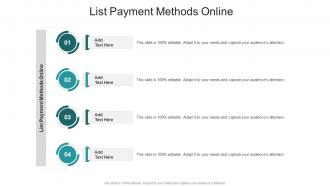 List Payment Methods Online In Powerpoint And Google Slides Cpb