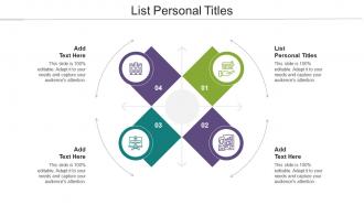 List Personal Titles Ppt Powerpoint Presentation Show Styles Cpb