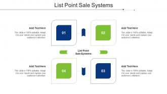 List Point Sale Systems Ppt Powerpoint Presentation Outline Good Cpb