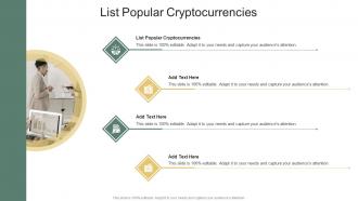 List Popular Cryptocurrencies In Powerpoint And Google Slides Cpb
