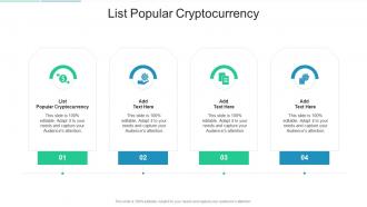 List Popular Cryptocurrency In Powerpoint And Google Slides Cpb