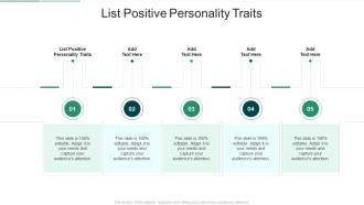 List Positive Personality Traits In Powerpoint And Google Slides Cpb