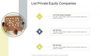 List Private Equity Companies In Powerpoint And Google Slides Cpb