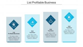 List Profitable Business Ppt Powerpoint Presentation Infographics Diagrams Cpb