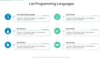 List Programming Languages In Powerpoint And Google Slides Cpb