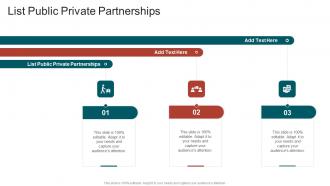 List Public Private Partnerships In Powerpoint And Google Slides Cpb