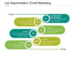 List segmentation email marketing ppt powerpoint presentation outline backgrounds cpb