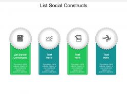 List social constructs ppt powerpoint presentation model infographic template cpb