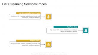 List Streaming Services Prices In Powerpoint And Google Slides Cpb