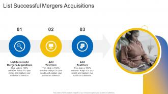 List Successful Mergers Acquisitions In Powerpoint And Google Slides Cpb