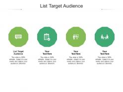 List target audience ppt powerpoint presentation pictures designs download cpb
