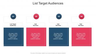 List Target Audiences In Powerpoint And Google Slides Cpb