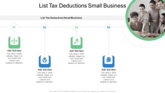 List Tax Deductions Small Business In Powerpoint And Google Slides Cpb