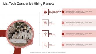 List Tech Companies Hiring Remote In Powerpoint And Google Slides Cpb