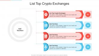 List Top Crypto Exchanges In Powerpoint And Google Slides Cpb