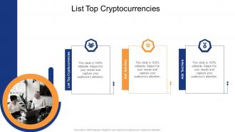 List Top Cryptocurrencies In Powerpoint And Google Slides Cpb