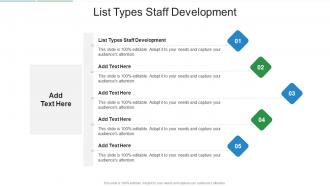 List Types Staff Development In Powerpoint And Google Slides Cpb