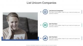 List Unicorn Companies In Powerpoint And Google Slides Cpb
