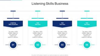 Listening Skills Business In Powerpoint And Google Slides Cpb