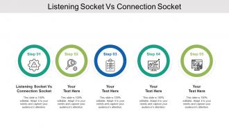 Listening socket vs connection socket ppt powerpoint presentation slides graphics design cpb