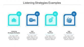 Listening Strategies Examples In Powerpoint And Google Slides Cpb
