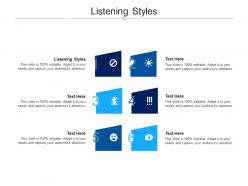Listening styles ppt powerpoint presentation professional gridlines cpb