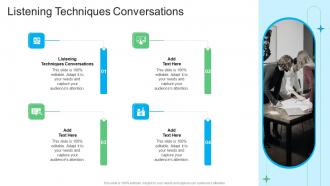 Listening Techniques Conversations In Powerpoint And Google Slides Cpb