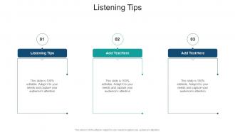 Listening Tips In Powerpoint And Google Slides Cpb