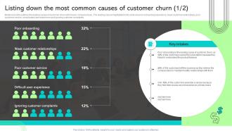 Listing Down The Most Common Causes Of Customer Churn Ways To Improve Customer Acquisition Cost