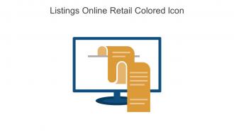 Listings Online Retail Colored Icon In Powerpoint Pptx Png And Editable Eps Format