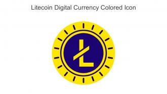Litecoin Digital Currency Colored Icon In Powerpoint Pptx Png And Editable Eps Format