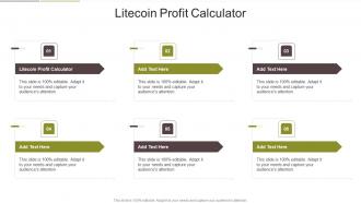 Litecoin Profit Calculator In Powerpoint And Google Slides Cpb