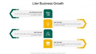Liter Business Growth In Powerpoint And Google Slides Cpb