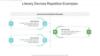Literary Devices Repetition Examples In Powerpoint And Google Slides Cpb