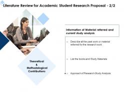 Literature Review For Academic Student Research Proposal Ppt Powerpoint Picture Model