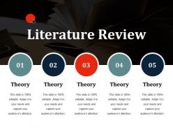 Literature review ppt slides deck