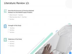 Literature review strength ppt powerpoint presentation layouts templates