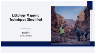Lithology Mapping Techniques Simplified PPT Guidelines AT