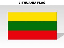 Lithuania country powerpoint flags