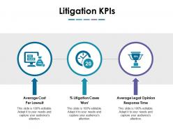 Litigation kpis ppt sample presentations