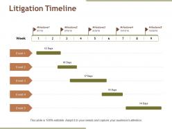 Litigation timeline powerpoint slide themes