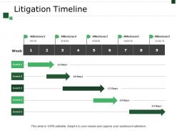 Litigation timeline ppt sample file