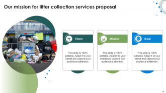 Litter Collection Services Proposal powerpoint Presentation Slides Images Ideas