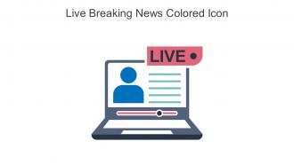 Live Breaking News Colored Icon In Powerpoint Pptx Png And Editable Eps Format