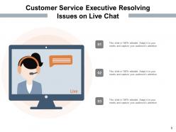 Live Chat Service Instructions Illustrating Customer Assistance Representing
